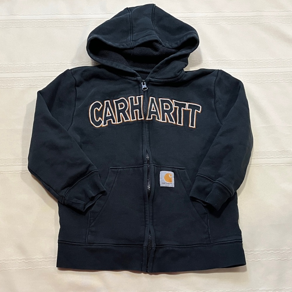 Carhartt zip up hoodie Sz 6